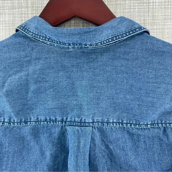 Express Long Sleeve Button Up Cotton Blend Women's Shirt SP  -7755/9 - Picture 4 of 9